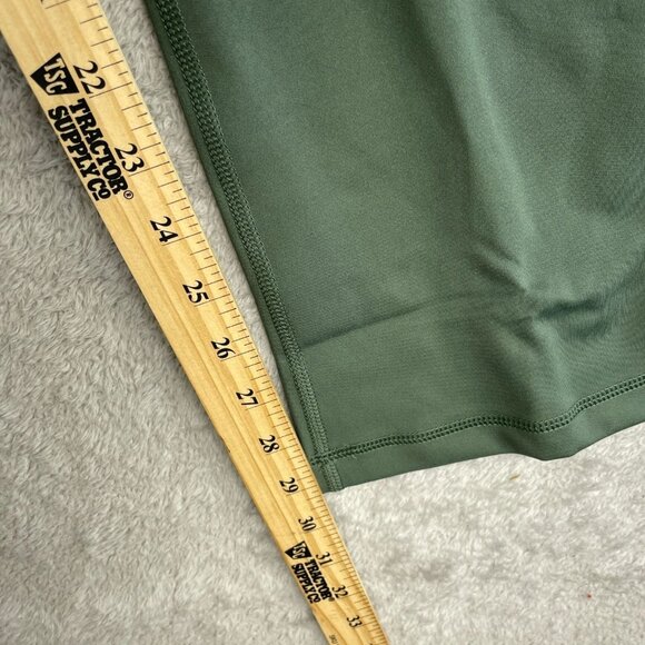 NEW Gap Fit Women's M Green Flare Leggings Green Side Pocket - Picture 9 of 15